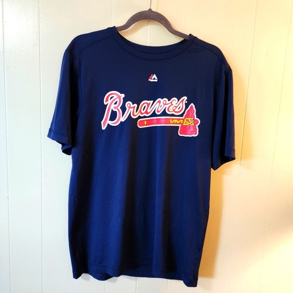 Majestic Cool Base "Atlanta Braves Freddie Freeman" Team T-Shirt (Medium) - Picture 1 of 8